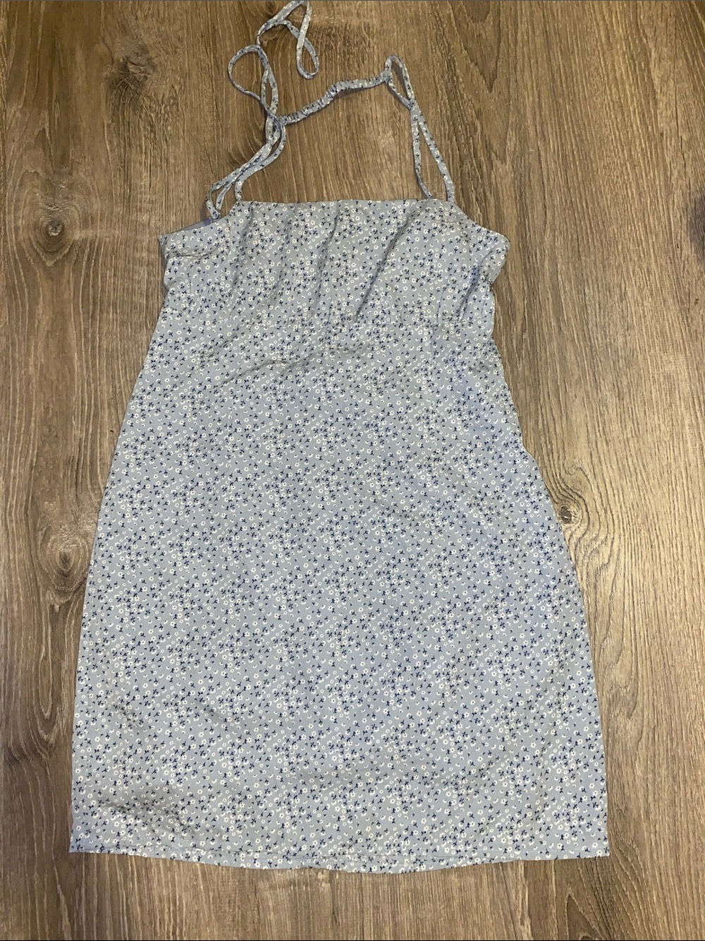 PacSun Light Blue Floral Mini Dress